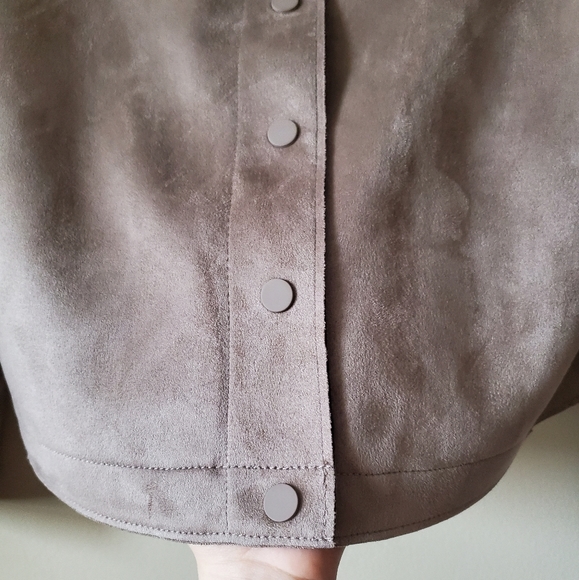 Zara Basic faux Suede Effect Jacket size M - Picture 3 of 8
